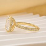 S925 Gorgeous Emerald Cut Engagement Ring For Women In Sterling Silver - Image 5