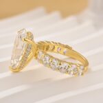 S925 Luxe 5.0Ct Pear Cut Engagement Ring Travel Ring In Sterling Silver - Image 7