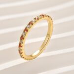 S925 Sterling Silver Classic Full Eternity Thin Wedding Band For Women - Image 18