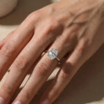 S925 Maxine Classic Moissanite 2.0 Ct~5.5 Ct Solitaire Oval Cut Engagement Ring - Image 2