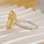 S925 4.5Ct Excellent Pear Cut Engagement Ring - Image 12