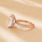S925 Classic 7.0CT Big Radiant Cut Simulated Diamond Engagement Ring For Women - Image 12