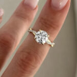 S925 Maxine Twist Moissanite 2.0 Carat Round Cut Promise Ring - Image 6