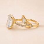S925 Unique 7.0Ct Radiant Cut Insert Wedding Ring Set For Women In Sterling Silver - Image 7