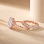 S925 Moissanite 5.5 Ct Solitaire Oval Cut Engagement Ring with Eternity Oval Cut Ring - Image 8