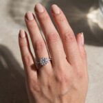 S925 Maxine Moissanite 2.0 Ct~4.0 Ct 6 Prong Round Cut Engagement Ring - Image 3