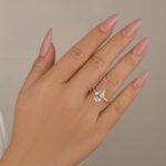 S925 2.5Ct Pear Cut Solitaire Engagement Ring Travel Ring In Sterling Silver - Image 2