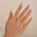 S925 Elegant Radiant Cut Yellow Gold Women's Wedding Band In Sterling Silver - Image 3