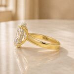 S925 Sterling Silver Solitaire 6.0Ct Oval Cut Engagement Ring For Women - Image 5