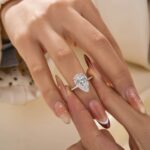 S925 4.5Ct Pear Cut Engagement Ring Travel Ring In Sterling Silver - Image 6