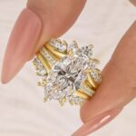 S925 Exclusive 4.0Ct/5.0Ct Oval Cut Wedding Ring Set Travel Ring With Jacket Wedding Band - Image 19