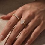 S925 Moissanite 2.0Ct Marquise Cut Solitaire Engagement Ring in Sterling Silver with Eternity Wedding Band - Image 6