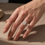 S925 Classic 7.0CT Big Radiant Cut Simulated Diamond Engagement Ring For Women - Image 10