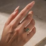 S925 Moissanite 3.5 Carat Solitaire Emerald Cut Engagement Ring - Image 14