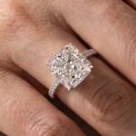 S925 Maxine Timeless 6.0Ct/12.0Ct Radiant Cut Engagement Ring In Sterling Silver - Image 7