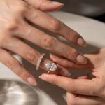 S925 Moissanite 5.5 Ct Solitaire Oval Cut Engagement Ring with Eternity Oval Cut Ring - Image 5