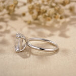 S925  Emerald Cut 3.5 Carat Solitaire Engagement Ring For Her - Image 6