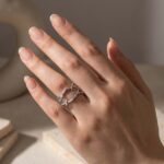 S925 Infinity Twist Stackable Wedding Band in Sterling Silver - Image 3