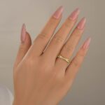 S925 Unique X Criss Cross Wedding Band For Women In Sterling Silver - Image 2