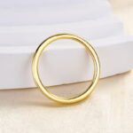S925 Simple Wedding Band For Women In Sterling Silver - Image 4