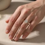 S925 Exclusive 4.5Ct Radiant Cut Engagement Ring For Women In Sterling Silver - Image 3