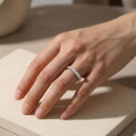 S925 Maxine Moissanite 2.5 Ct Round Cut Full Wedding Band for Women - Image 3