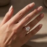 S925 4.5Ct Oval Cut Solitaire Engagement Ring in Sterling Silver with Open Round Cut Eternity Wedding Band - Image 8