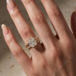 S925 Classic 4.5Ct Radiant Cut Engagement Ring in Sterling Silver with  Enhancer Wedding Band - Image 5