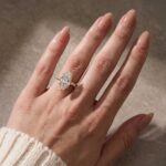 S925 6.0Carat Marquise Cut Engagement Ring Full Simulated Diamond in Sterling Silver - Image 3