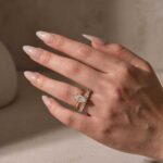S925 Moissanite 2.0Ct Marquise Cut Solitaire Engagement Ring in Sterling Silver with Eternity Wedding Band - Image 7