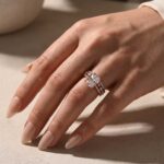S925 3PC Wedding Set Elegant 3.5 Carat Radiant Cut Simulated Diamond Engagement Ring with Round & Marquise Accents Bands - Image 28