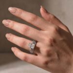 S925 3PC Wedding Set Elegant 3.5 Carat Radiant Cut Simulated Diamond Engagement Ring with Round & Marquise Accents Bands - Image 18
