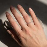 S925 Maxine Moissanite Round Cut Half Eternity Thin Women's Wedding Band In Sterling Silver - Image 8