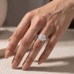 S925 Sterling Silver Three Stone 5.0Ct Radiant Cut Engagement Ring - Image 6