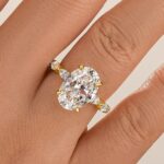 S925 4.5Ct Oval Cut Engagement Ring Promise Ring For Her - Image 6