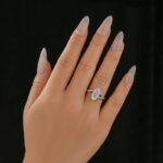 S925 3.0Ct Marquise Cut Split Shank Engagement Ring Travel Ring In Sterling Silver - Image 6