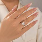 S925 Elegant 3.0 Carat Cushion Cut Engagement Ring for Women In Sterling Silver - Image 2