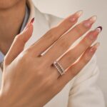 S925 Classic 0.77Ct Insert Wedding Band Engagement Ring Enhancer - Image 3