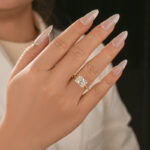 S925 Moissanite 3.5 Carat Radiant Cut Solitaire Engagement Ring In Sterling Silver - Image 2