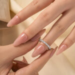 S925 Elegant Radiant Cut Yellow Gold Women's Wedding Band In Sterling Silver - Image 5