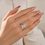S925 4.5Ct Pear Cut Engagement Ring Travel Ring In Sterling Silver - Image 5
