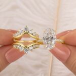 S925 Exclusive 4.0Ct/5.0Ct Oval Cut Wedding Ring Set Travel Ring With Jacket Wedding Band - Image 18