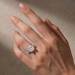S925 Split Shank 4.0Ct Cushion Cut Engagement Ring in Sterling Silver - Image 2