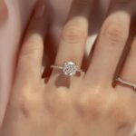 S925 Maxine Classic 3.0Ct Cushion Cut Engagement Ring In Sterling Silver - Image 11