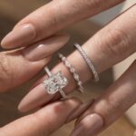 S925 3PC Wedding Set Elegant 3.5 Carat Radiant Cut Simulated Diamond Engagement Ring with Round & Marquise Accents Bands - Image 16