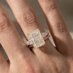 S925 Unique 7.0Ct Radiant Cut Insert Wedding Ring Set For Women In Sterling Silver - Image 3