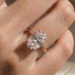 S925 Maxine Classic Moissanite 2.0 Ct~5.5 Ct Solitaire Oval Cut Engagement Ring - Image 24