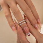 S925 Classic 0.77Ct Insert Wedding Band Engagement Ring Enhancer - Image 2