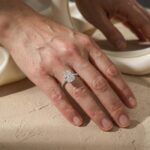 S925 6.0Ct Cushion Cut Side Stone Engagement Ring Travel Ring In Sterling Silver - Image 2