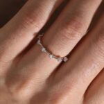 S925 Maxine Moissanite 0.2 Ct Round Cut Women's Wedding Band